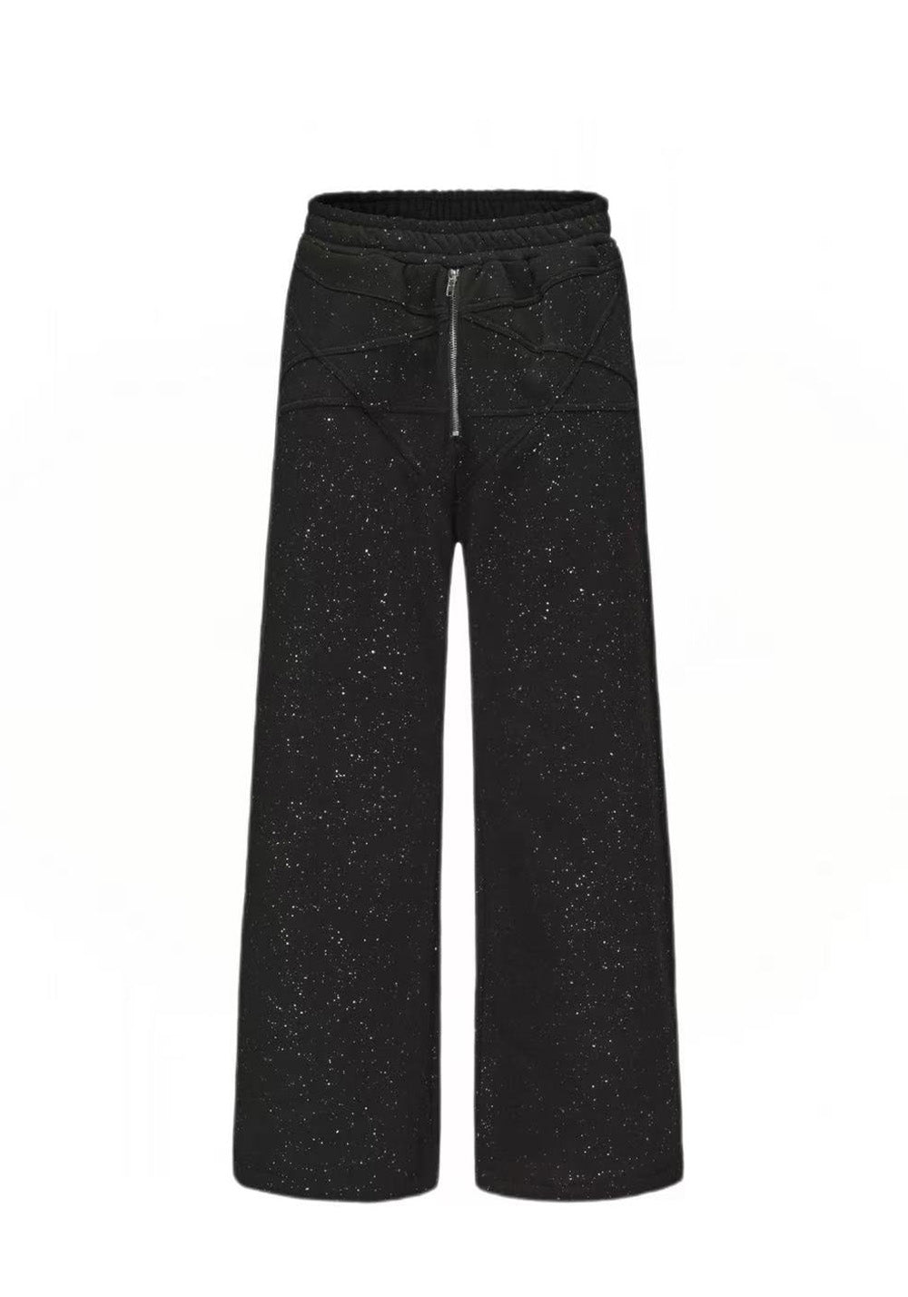 Disark│Silver Glitter Pentagram Sweatpants - PSYLOS 1, Disark│Silver Glitter Pentagram Sweatpants, Pants, Disark, PSYLOS 1